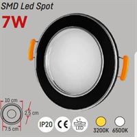 220 V 5W SMD LED SPOT SİYAH+SILVER KASA 3200K 1